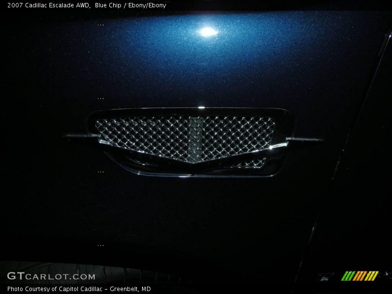 Blue Chip / Ebony/Ebony 2007 Cadillac Escalade AWD