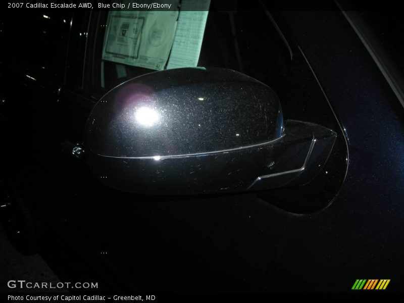 Blue Chip / Ebony/Ebony 2007 Cadillac Escalade AWD