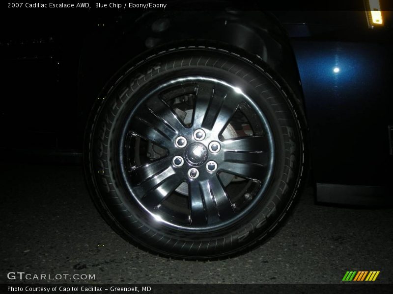 Blue Chip / Ebony/Ebony 2007 Cadillac Escalade AWD