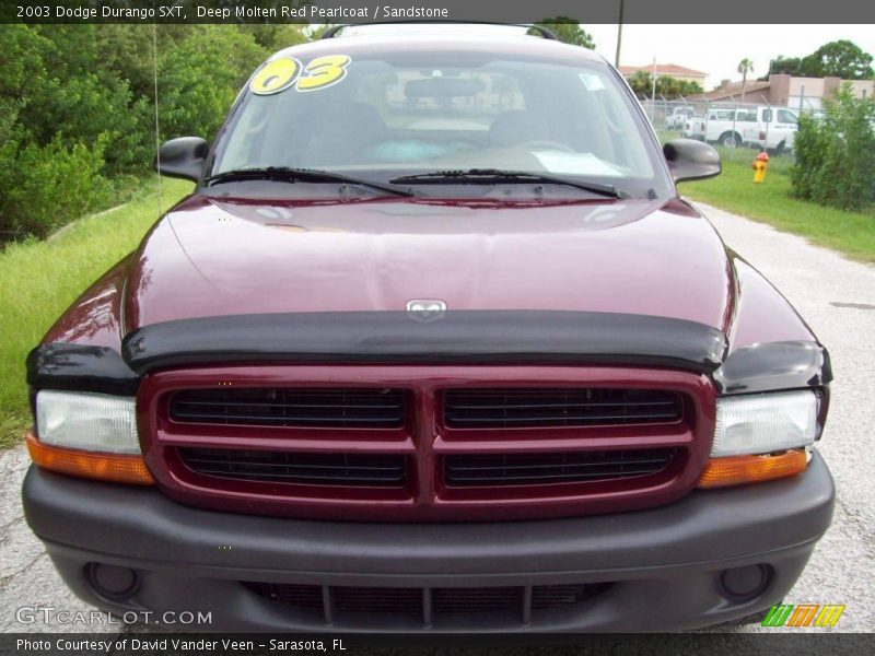Deep Molten Red Pearlcoat / Sandstone 2003 Dodge Durango SXT