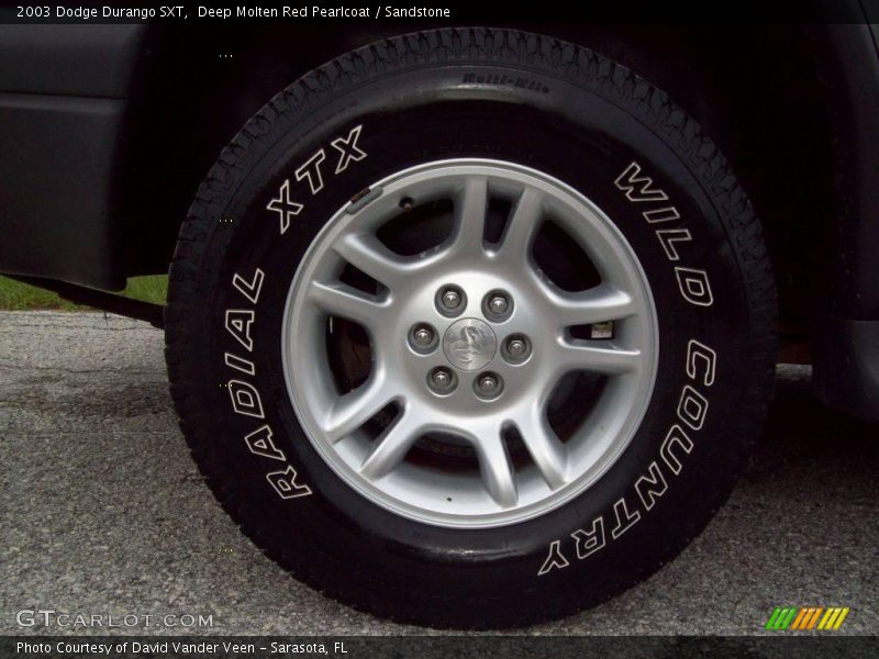 Deep Molten Red Pearlcoat / Sandstone 2003 Dodge Durango SXT