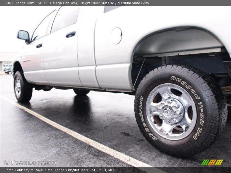 Bright Silver Metallic / Medium Slate Gray 2007 Dodge Ram 1500 SLT Mega Cab 4x4