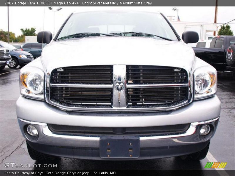 Bright Silver Metallic / Medium Slate Gray 2007 Dodge Ram 1500 SLT Mega Cab 4x4