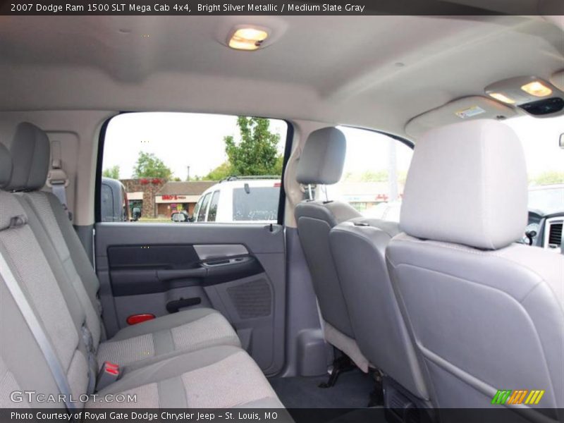 Bright Silver Metallic / Medium Slate Gray 2007 Dodge Ram 1500 SLT Mega Cab 4x4
