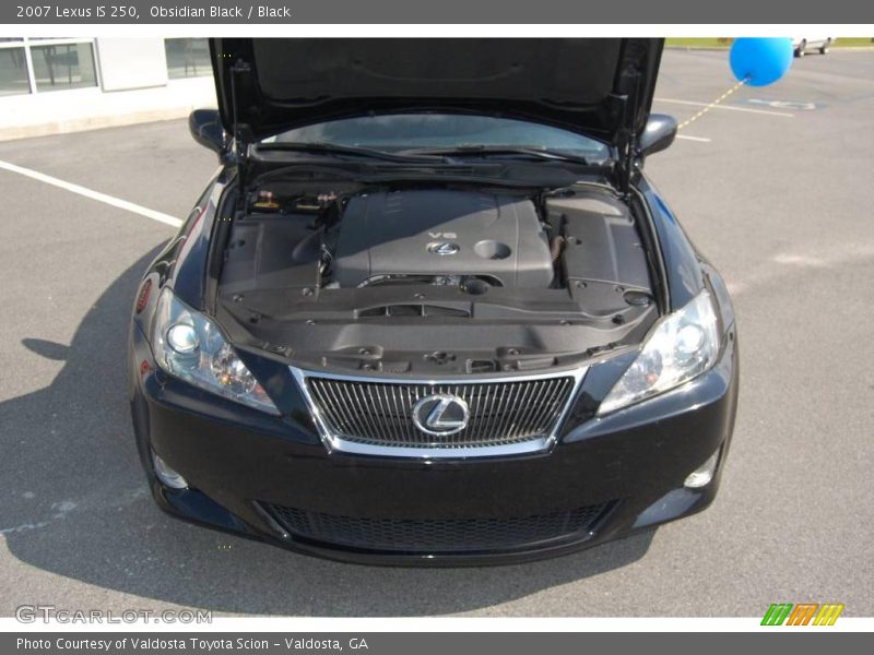 Obsidian Black / Black 2007 Lexus IS 250
