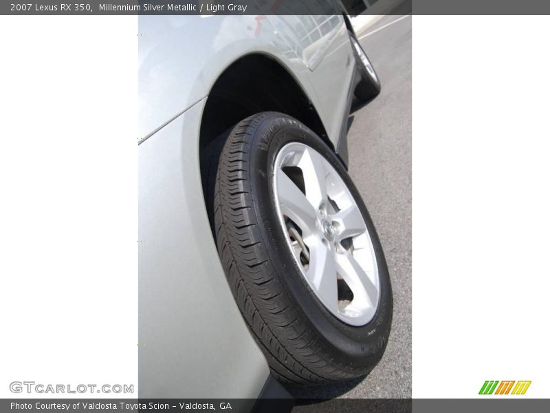 Millennium Silver Metallic / Light Gray 2007 Lexus RX 350