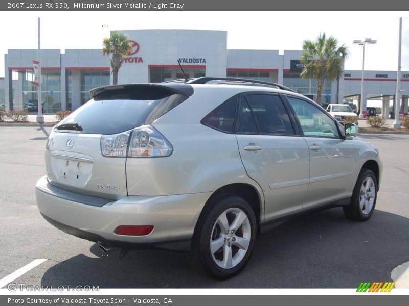 Millennium Silver Metallic / Light Gray 2007 Lexus RX 350