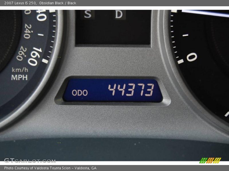 Obsidian Black / Black 2007 Lexus IS 250