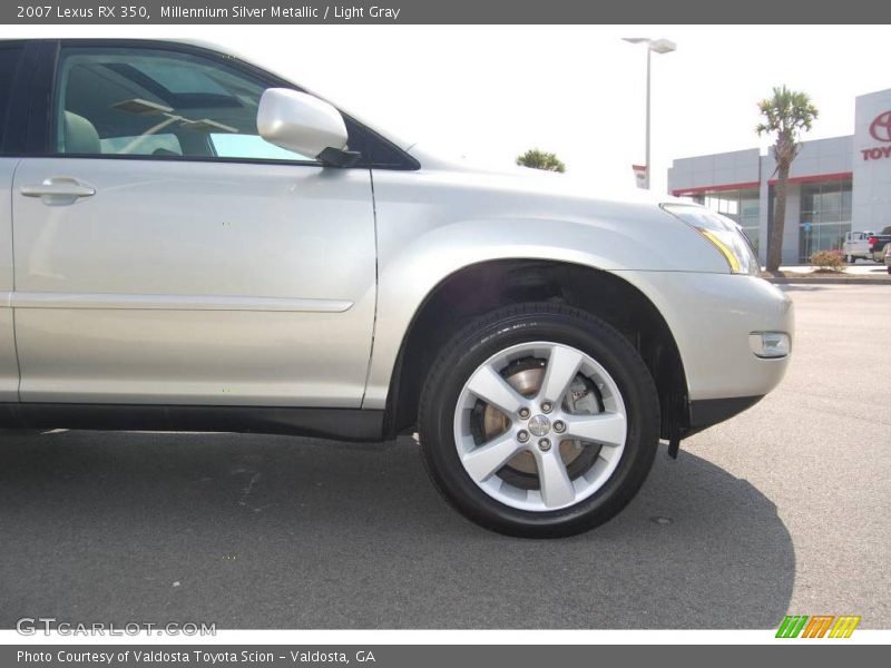Millennium Silver Metallic / Light Gray 2007 Lexus RX 350