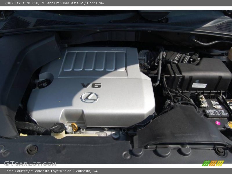 Millennium Silver Metallic / Light Gray 2007 Lexus RX 350