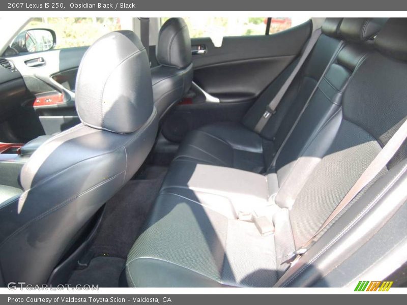 Obsidian Black / Black 2007 Lexus IS 250