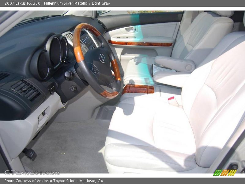 Millennium Silver Metallic / Light Gray 2007 Lexus RX 350