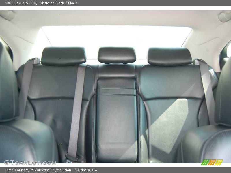 Obsidian Black / Black 2007 Lexus IS 250
