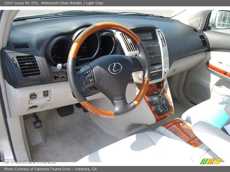 Millennium Silver Metallic / Light Gray 2007 Lexus RX 350