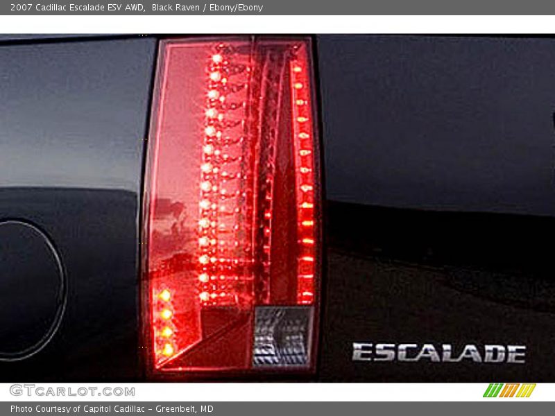 Black Raven / Ebony/Ebony 2007 Cadillac Escalade ESV AWD