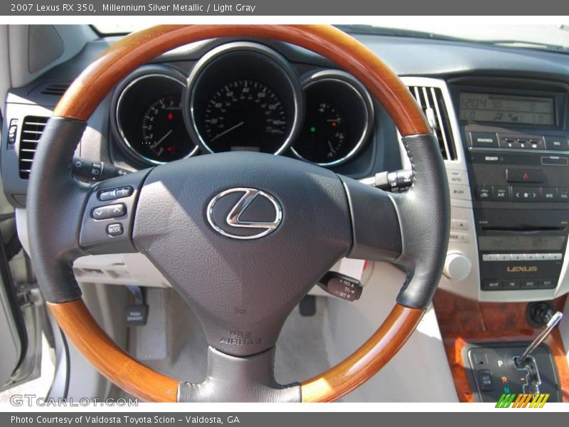 Millennium Silver Metallic / Light Gray 2007 Lexus RX 350