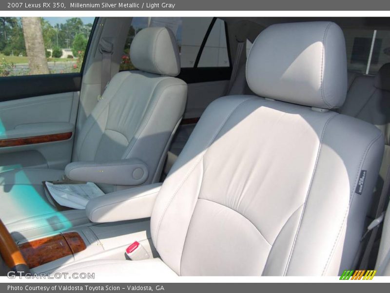 Millennium Silver Metallic / Light Gray 2007 Lexus RX 350