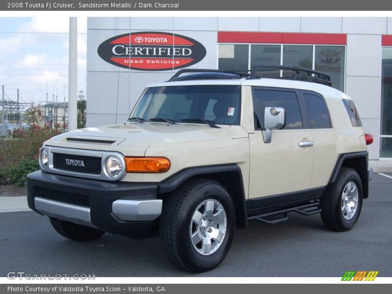 Sandstorm Metallic / Dark Charcoal 2008 Toyota FJ Cruiser