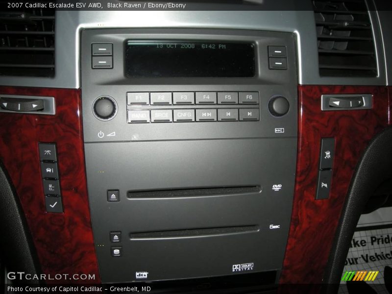 Black Raven / Ebony/Ebony 2007 Cadillac Escalade ESV AWD