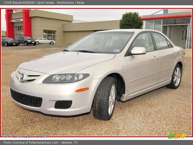 Smokestone / Beige 2008 Mazda MAZDA6 i Sport Sedan