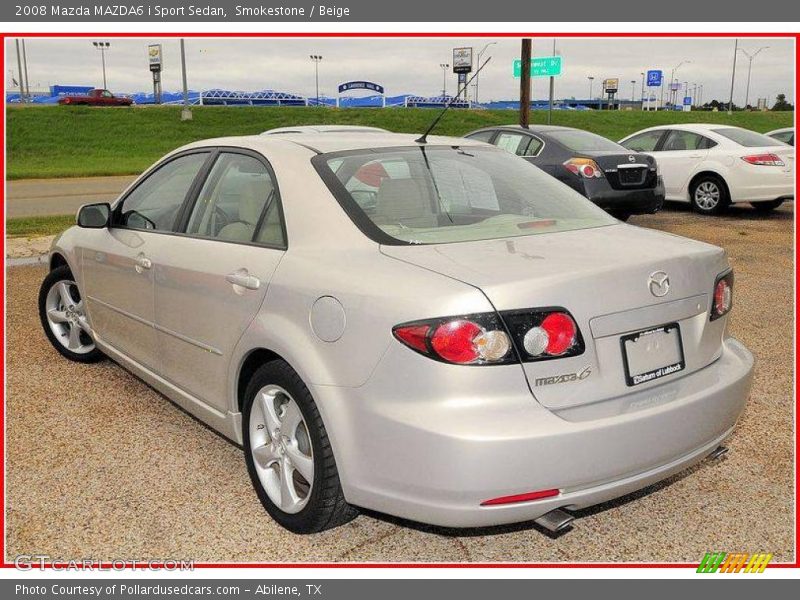 Smokestone / Beige 2008 Mazda MAZDA6 i Sport Sedan