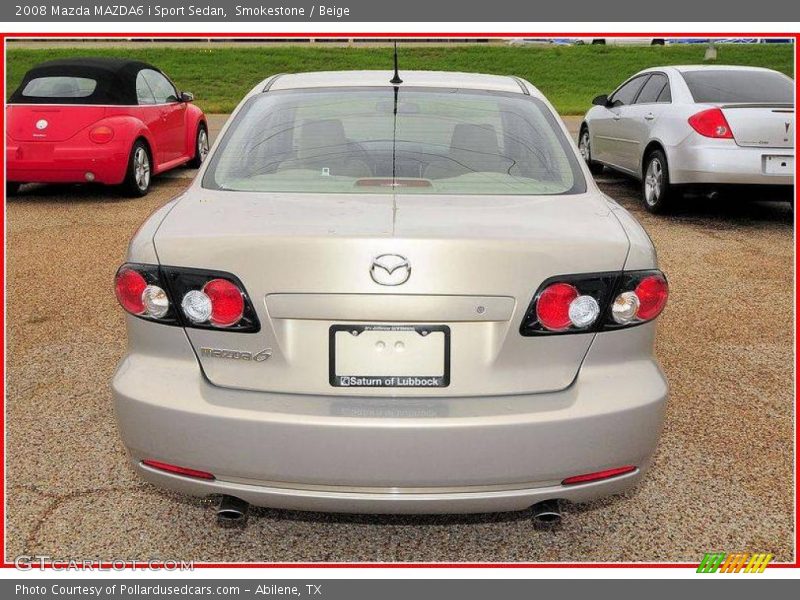Smokestone / Beige 2008 Mazda MAZDA6 i Sport Sedan