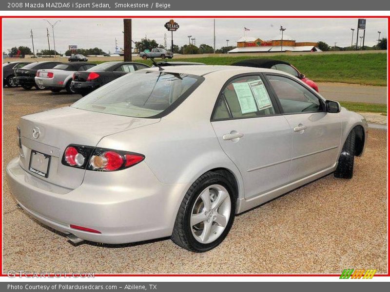 Smokestone / Beige 2008 Mazda MAZDA6 i Sport Sedan