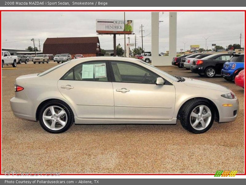 Smokestone / Beige 2008 Mazda MAZDA6 i Sport Sedan