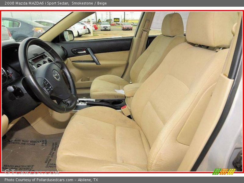 Smokestone / Beige 2008 Mazda MAZDA6 i Sport Sedan