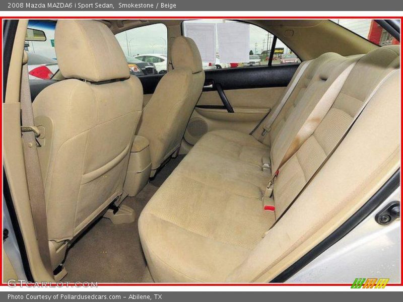 Smokestone / Beige 2008 Mazda MAZDA6 i Sport Sedan