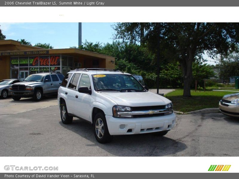 Summit White / Light Gray 2006 Chevrolet TrailBlazer LS