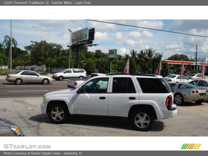Summit White / Light Gray 2006 Chevrolet TrailBlazer LS