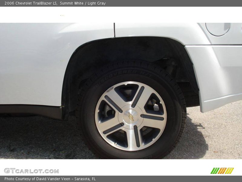 Summit White / Light Gray 2006 Chevrolet TrailBlazer LS