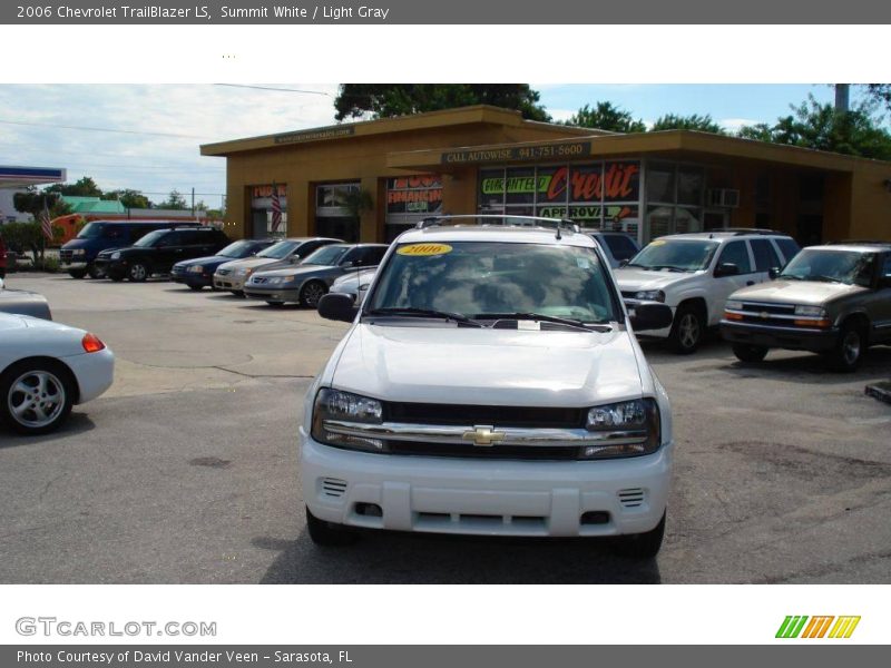 Summit White / Light Gray 2006 Chevrolet TrailBlazer LS