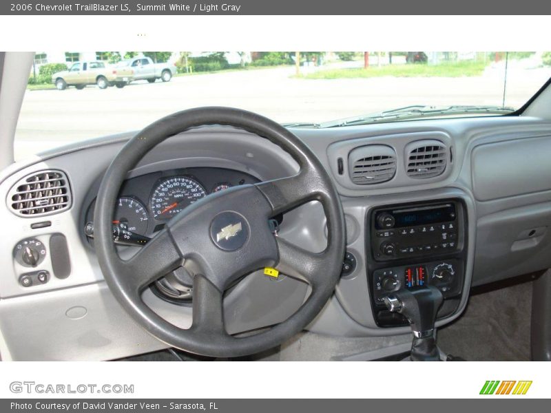 Summit White / Light Gray 2006 Chevrolet TrailBlazer LS