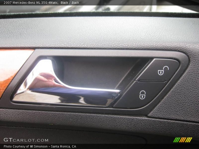 Black / Black 2007 Mercedes-Benz ML 350 4Matic