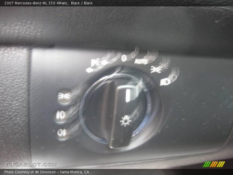 Black / Black 2007 Mercedes-Benz ML 350 4Matic