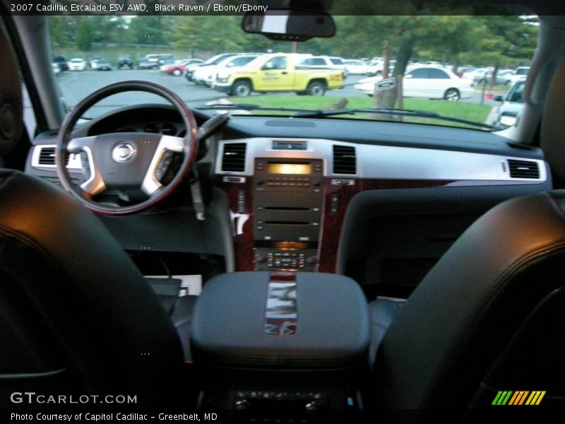 Black Raven / Ebony/Ebony 2007 Cadillac Escalade ESV AWD