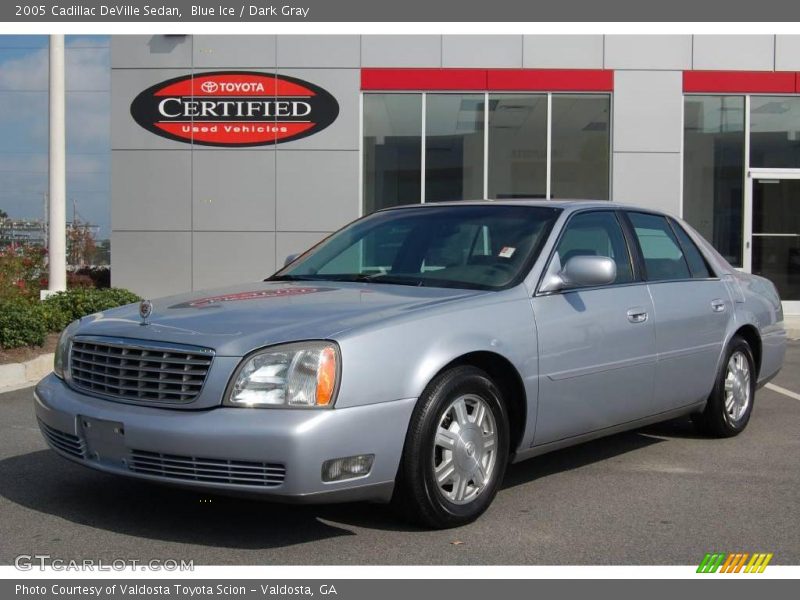 Blue Ice / Dark Gray 2005 Cadillac DeVille Sedan