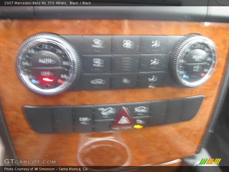 Black / Black 2007 Mercedes-Benz ML 350 4Matic