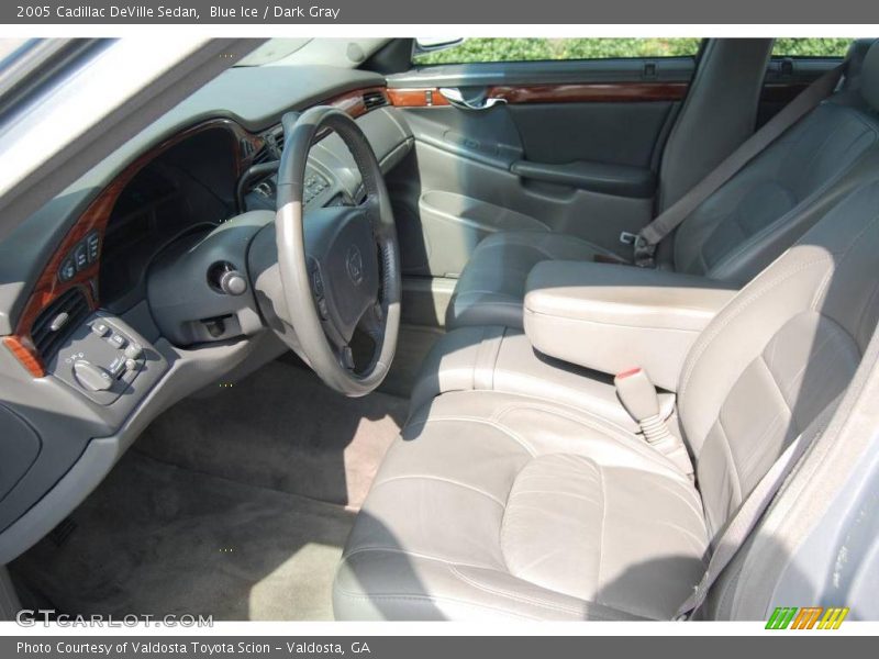 Blue Ice / Dark Gray 2005 Cadillac DeVille Sedan