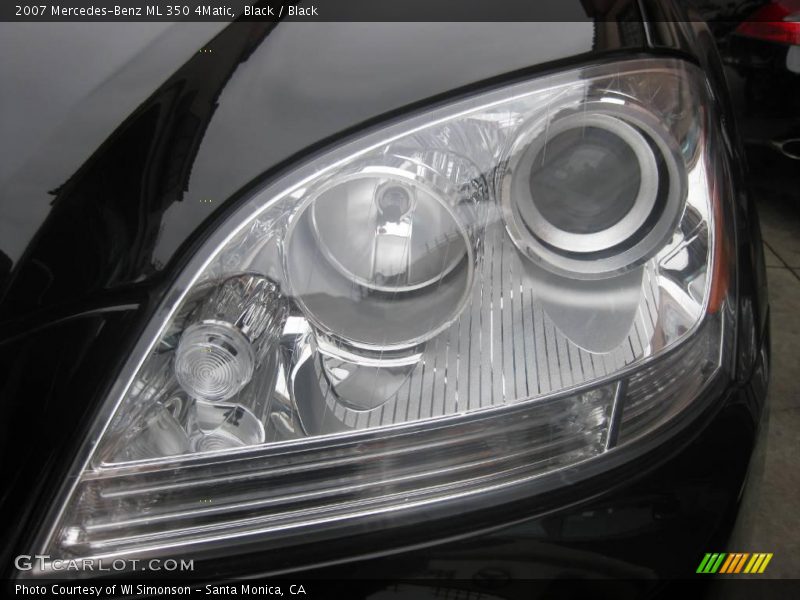 Black / Black 2007 Mercedes-Benz ML 350 4Matic