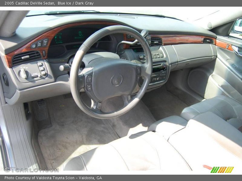 Blue Ice / Dark Gray 2005 Cadillac DeVille Sedan