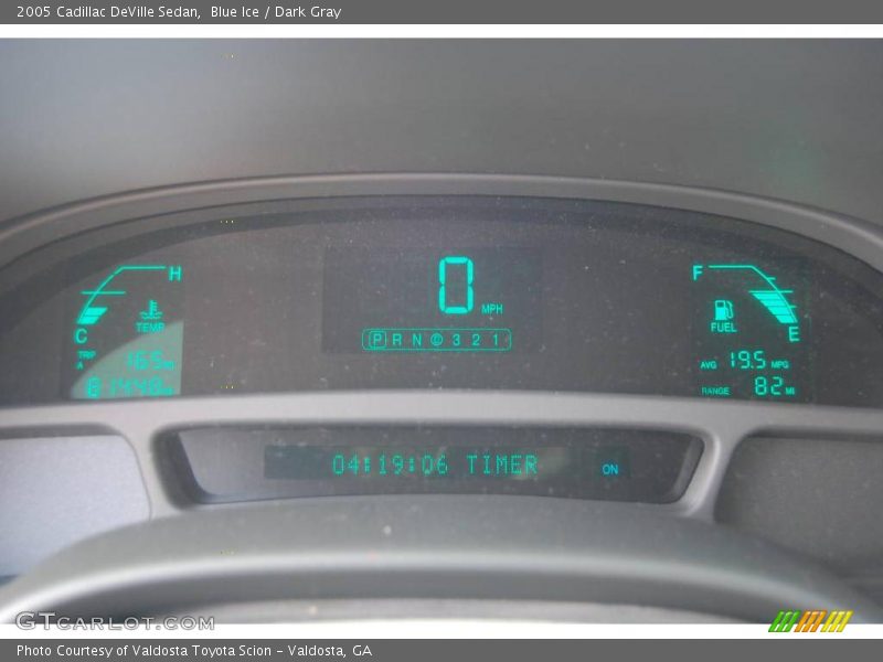 Blue Ice / Dark Gray 2005 Cadillac DeVille Sedan