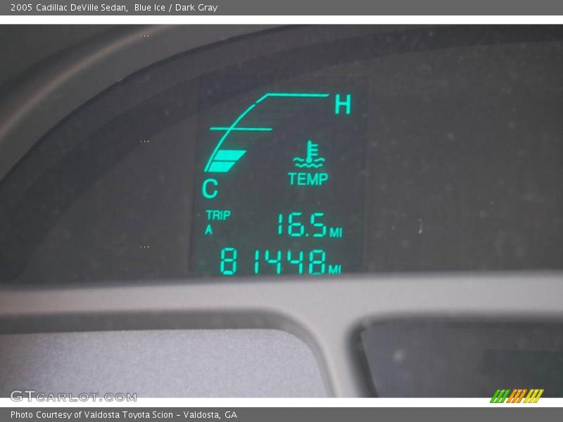 Blue Ice / Dark Gray 2005 Cadillac DeVille Sedan