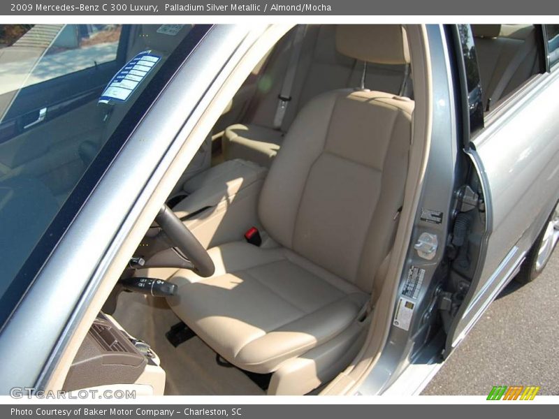 Palladium Silver Metallic / Almond/Mocha 2009 Mercedes-Benz C 300 Luxury