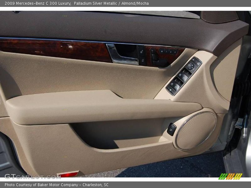 Palladium Silver Metallic / Almond/Mocha 2009 Mercedes-Benz C 300 Luxury