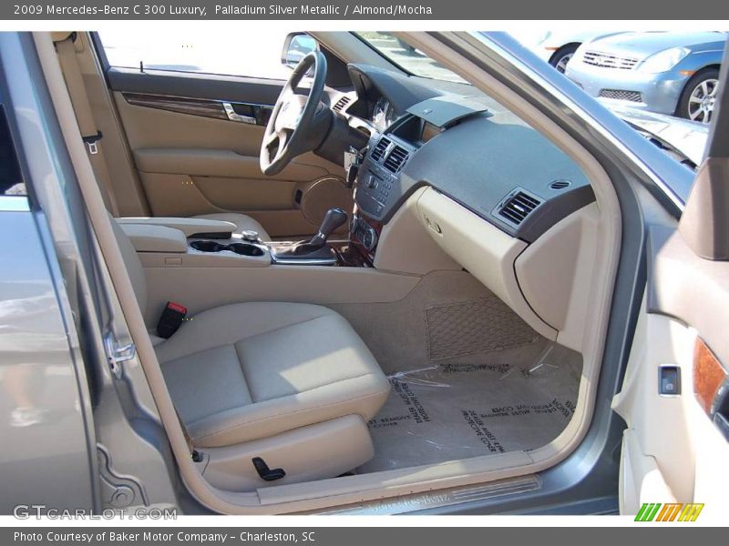 Palladium Silver Metallic / Almond/Mocha 2009 Mercedes-Benz C 300 Luxury