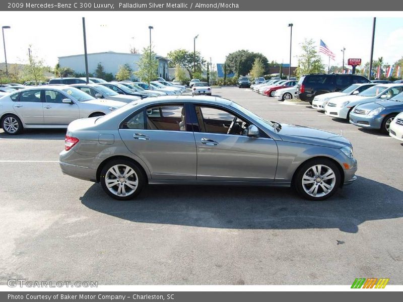 Palladium Silver Metallic / Almond/Mocha 2009 Mercedes-Benz C 300 Luxury