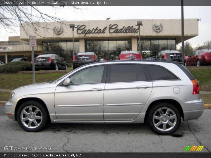 Bright Silver Metallic / Light Taupe 2005 Chrysler Pacifica Limited AWD